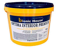 Optima Interior Premium Зносостійка акрилова фарба для стін і стель 14 кг Біла будь-яка RAL