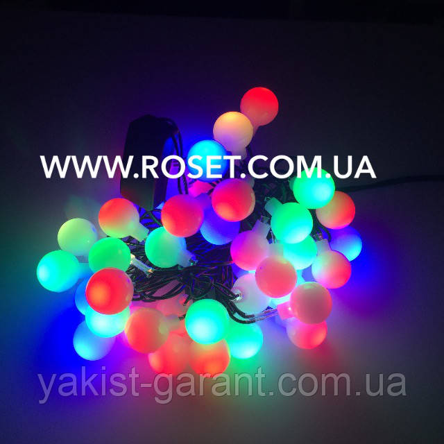 Гірлянда кулі на 40 ламп - multi (5 метрів), фото 1