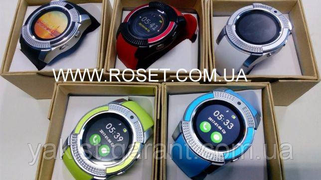 Розумні годинник Smart V8 Black/Red - унісекс, фото 1