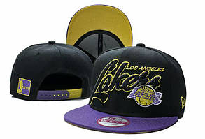 Чорний сніпбек Los Angeles Lakers Лейкерс snapback