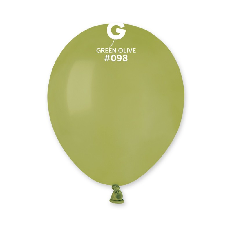 Кулі 5"/13 см Пастель Оливковий 98 Gemar Balloons