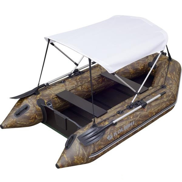 Тент від сонця для човнів Kolibri К-280СТ, КМ-260, КМ-280 білий, фото 1