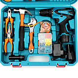 Акумуляторний шурупокрут Makita DF330DWE 12 V, 2 Ah з набором мультитулс, шурупокрут для дому Макіта, фото 4