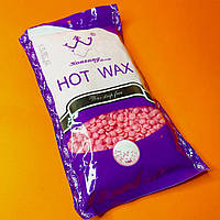 Горячий воск в гранулах для депиляции Konsung Hot Wax Розовый 500g EN