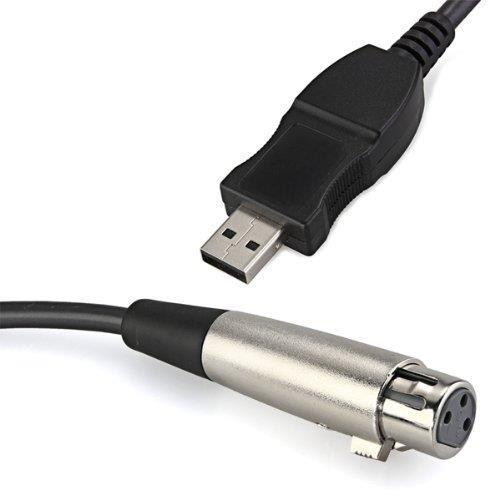 Микрофонный кабель XLR Кабель для подключения микрофона к компьютеру, разъемами USB папа XLR мама SAWETEK UX3 - фото 3 - id-p220927037