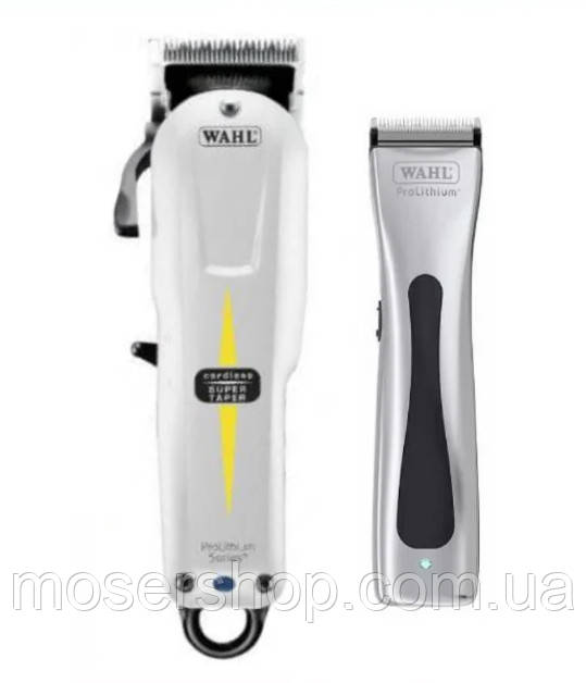 Набір машинок "Wahl Barber" (Wahl Super Taper Cordless + Beret ProLithium)