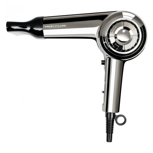 Фен з іонізацією Profi Care PC-HT-3033 2000 Вт сріблястий, фото 1