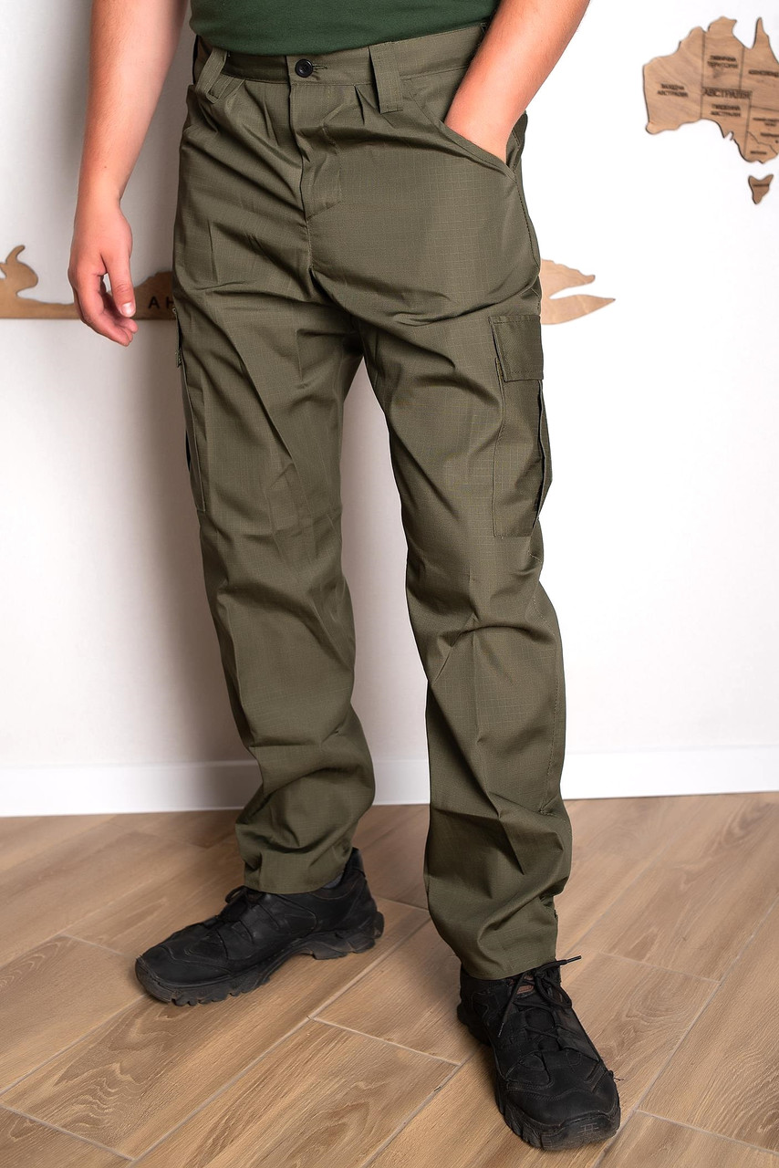 Штани тактичні Хакі 44-58р рипстоп, фото 1