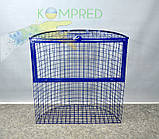 Контейнер  сітчастий для збору ТПВ з кришкою, фото 3