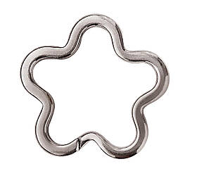 Кільце для ключів плоске ЦВІТОК