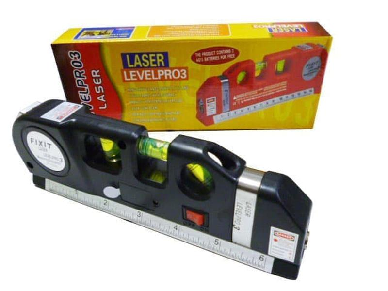 Лазерный уровень со встроенной рулеткой LASER LEVELPRO3 Черный - фото 9 - id-p1457725178