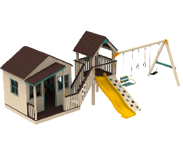 Дитячий комплекс Home Play, гірка 1,2 м Kidigo (11098)