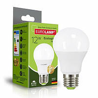 EUROLAMP LED Лампа ЭКО серия D А60 12W E27 4000K (50) (12274D)