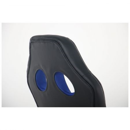 Игровое кресло Shift пластик механизм Tilt кожзаменитель Неаполь N-20, спинка сетка синяя (AMF-ТМ) - фото 5 - id-p1457729194