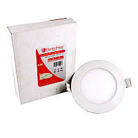 LED-панель Кругла 4100К Ø 120 мм/Ø раб. 100 мм 6 Вт 540 Лм