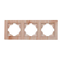 Рамка потрійна Enzo Світле дерево