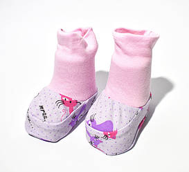 Пінетки дитячі для новонароджених інтерлок, Татошка