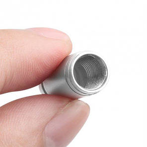 Ковпачки на ніпель із логотипом BMW M Alitek Sports Silver БМВ М, 4 шт., фото 2