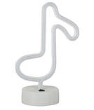 Нічник неоновий лампа Нота червона, фото 2