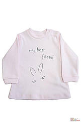 ОПТОМ Кофточка рожева "My best friend" для дівчинки (62 см.)  Flexi 2125000722818