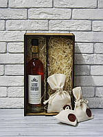 Подарочная коробка из фанеры для виски/коньяка