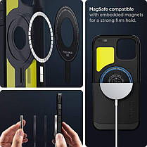 Чохол Spigen для iPhone 12 Pro Max - Tough Armor (Mag Safe), Black, фото 5