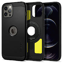 Чохол Spigen для iPhone 12 Pro Max - Tough Armor (Mag Safe), Black, фото 3