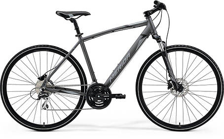 Велосипед Merida 2021 CROSSWAY 20-D L(55 ) SILK ANTHRACITE(GREY/BLACK), фото 1