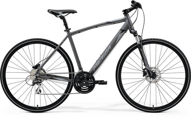 Велосипед MERIDA 2021 CROSSWAY 20-D,M-L(52),SILK ANTHRACITE(GREY/BLACK), фото 1