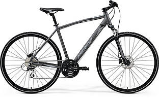 Велосипед MERIDA 2021 CROSSWAY 20-D,S-M(48)SILK ANTHRACITE(GREY/BLACK