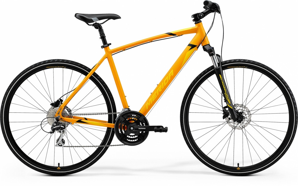 Велосипед MERIDA 2021 CROSSWAY 20-D,S-M(48),SILK ORANGE(YELLOW)