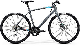 Велосипед MERIDA 2021 SPEEDER 100 M-L(54 ) MATT COOL GREY(BLUE/RED)