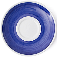 Блюдце caffe latte 16,7 см Blue Verona/Torino/Roma Millecolori Hand Painted Ancap 34421