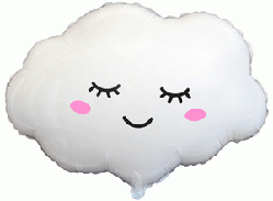 Фольгированный шар большая фигура Хмаринка 57х72см Flexmetal в упаковці