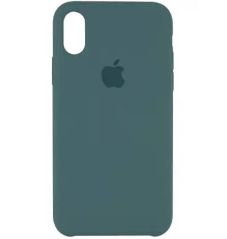 Чохол Silicone Case на iPhone X / Xs Pine Green 58, фото 1