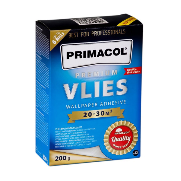 Клей для обоев PRIMACOL PROFESSIONAL PREMIUM VLIES 200г - фото 1 - id-p1457786672