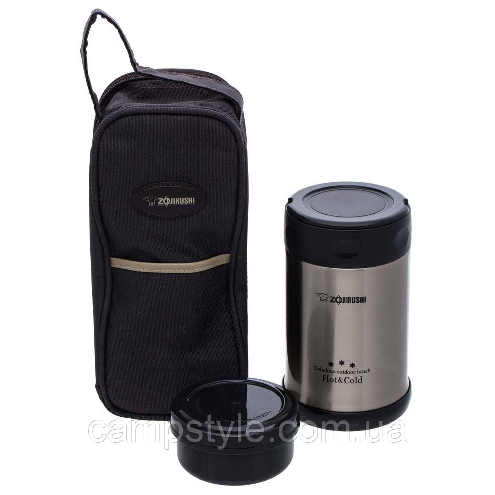 Набір для ланчу Zojirushi SW-EXE50BL 0.5 л чорний-сталевий
