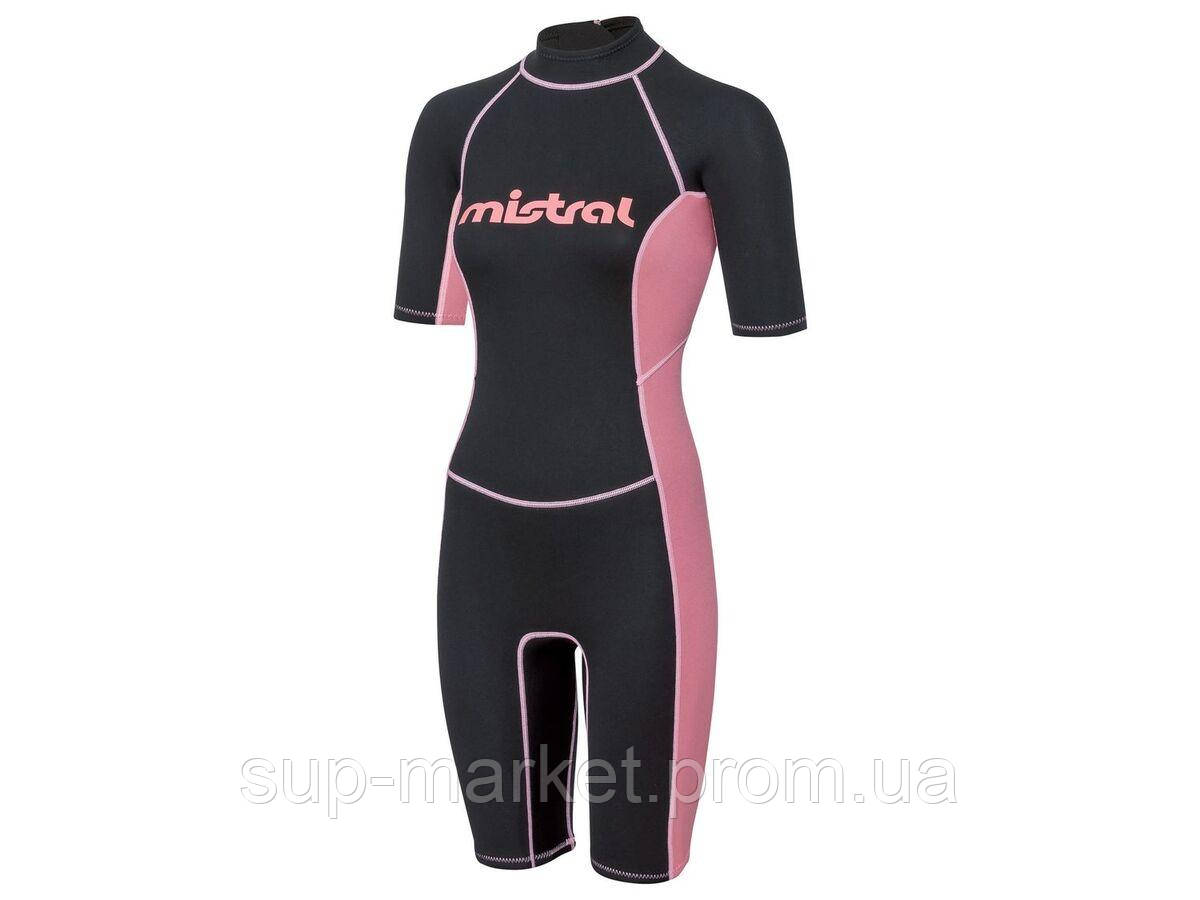 Гидрокостюм женский Мistral Ladies Wetsuit Shorty, Black-Purple, S - фото 1 - id-p1457836301