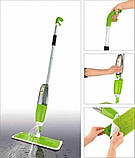 Універсальна швабра з розпилювачем Healthy Spray Mop Комплект для прибирання, фото 8