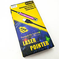 Лазерная указка работающая от USB красный цвет луча Laser Pointer (Оригинальные фото)