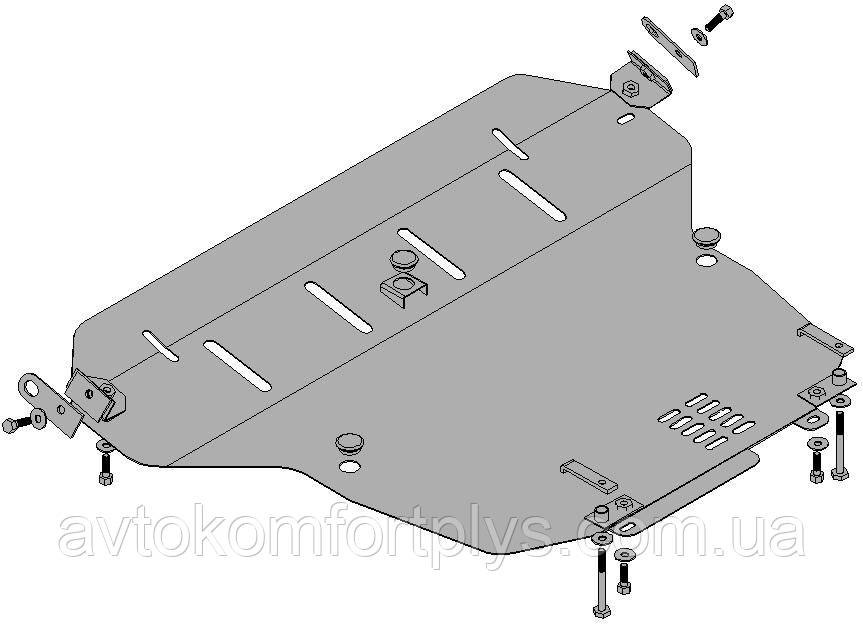 Металева (сталева) захист двигуна (картера) Honda Accord VII (2002-2008) (всі об'єми ), фото 1