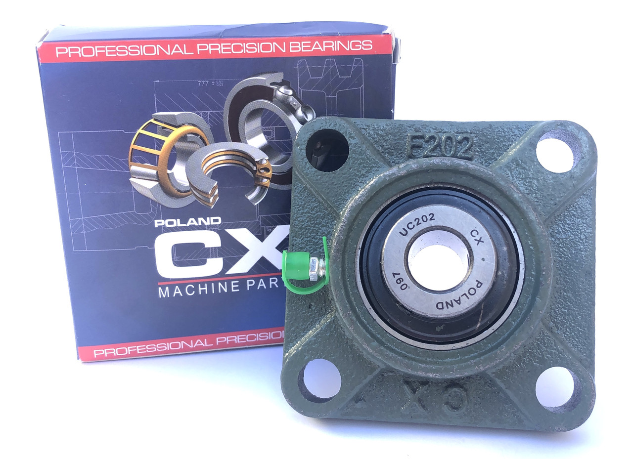 Підшипник корпусний UCF 202 CX Польща фланцевий Підшипниковий вузол ucf 202