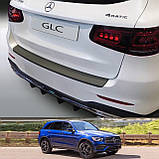 Пластикова захисна накладка на задній бампер для Mercedes-Benz GLC рестайл X253 2019-2022, фото 3