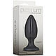 Анальний плаг із каналами для змащення Doc Johnson Platinum Premium Silicone — The Rocket — Black  18+, фото 3