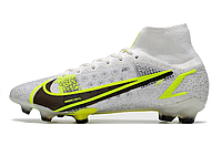 Бутсы Nike Mercurial Superfly 8 Elite FG white/салат