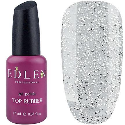 Каучуковий топ для гель-лаку Edlen Professional Rubber Top з липкою кулею, 9 мл