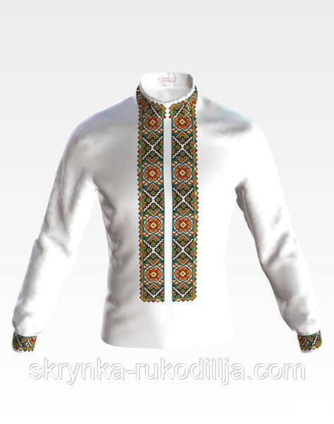 Заготовка для вишивки Сорочка чоловіча СЧ004 Барвиста Вишиванка
