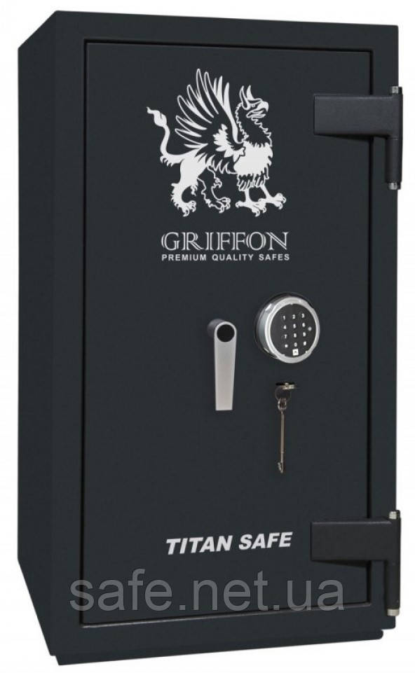 Сейф вогневзламостійкий Griffon CLE II.90.K.E (ВxШxГ:906x500x500) 2 клас + LFS 30P сейф від зламу та вогню