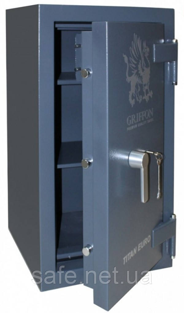 Сейф вогнезламостійкий Griffon CLE II.90.K (ВxШxГ:906x500x500) 2 клас + LFS 30P сейф від зламу та вогню