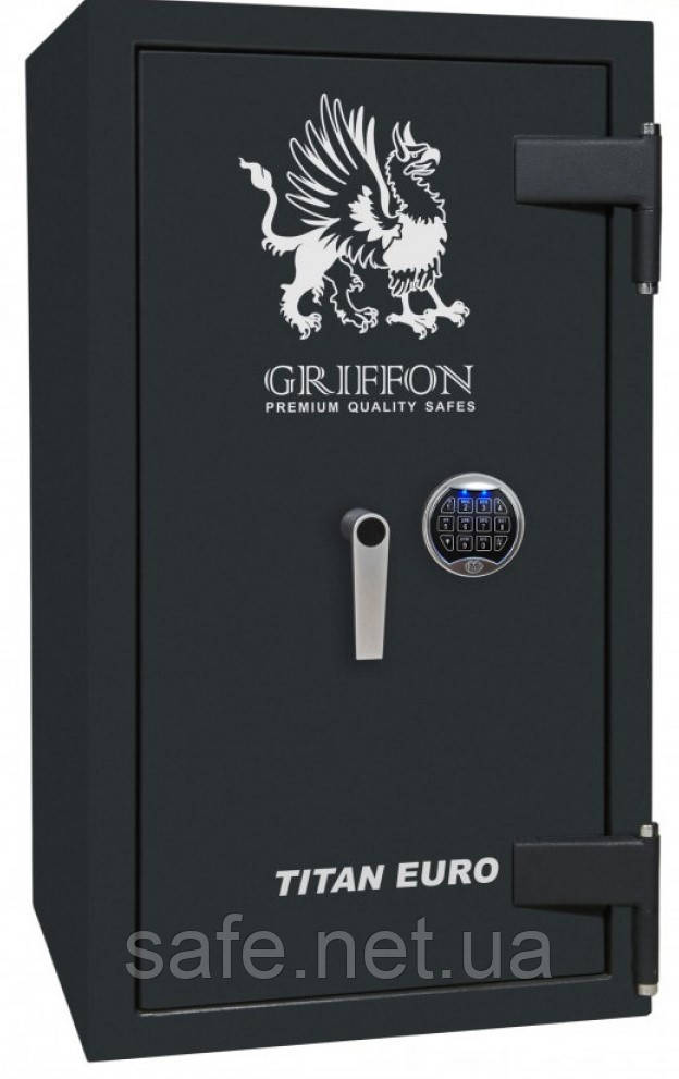 Сейф вогнезламостійкий Griffon CLE II.90.Е (ВxШxГ:906x500x500) 2 клас + LFS 30P сейф від зламу та вогню